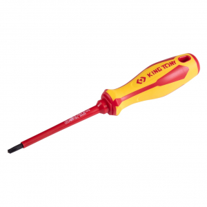 Отвертка комбинированная Slotted/Phillips №1, 100 мм, диэлектрическая KING TONY 147E0104