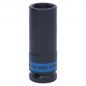 Головка торцевая ударная глубокая шестигранная 1/2", 20 мм KING TONY 443520M