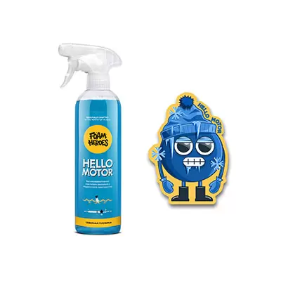 FHB053 Foam Heroes Hello Motor очиститель двигателя, 500мл