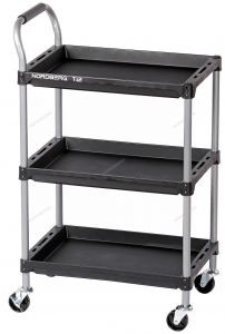 Тележка инструментальная, 3 пластиковые полки NORDBERG T12