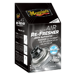 Meguiars Air Re-Fresher, Black Chrome Scent Нейтрализатор запаха в салоне а/м, 59мл.