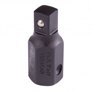Переходник ударный 22 мм>1/2", с шариковым фиксатором KING TONY 195404R