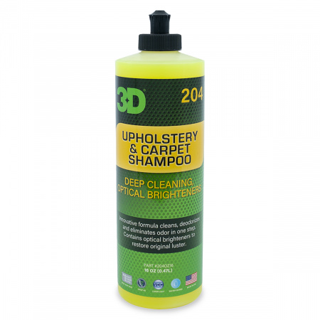 3D Upholstery & Carpet Shampoo - Средство для очистки ковров, сидений и обивки, 473 мл