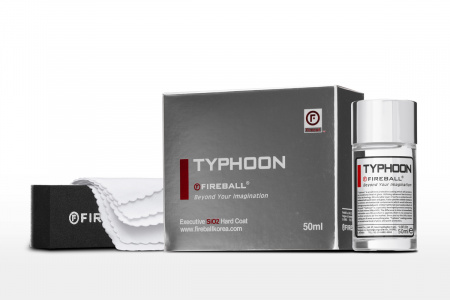 FIREBALL TYPHOON - Супергидрофобное покрытие для ЛКП и топ-коат, 50 мл