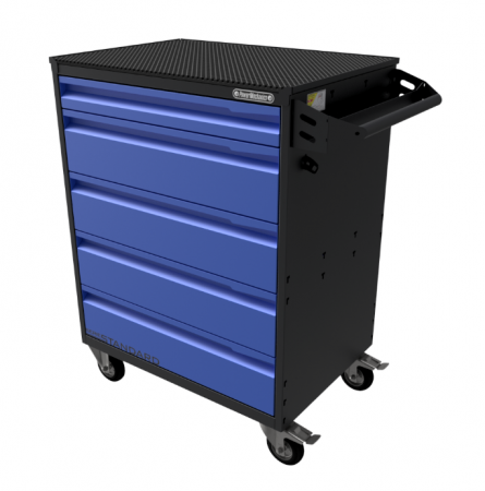 Тумба для инструментов, 5 выдвижных ящиков PowerMechanics-STW10051001DB