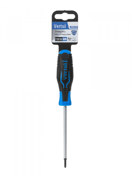 Отвертка TORX с отверстием T15x100 мм Vertul VR91415