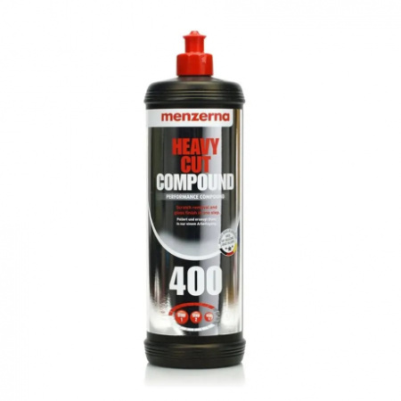 MENZERNA HeavyCut Compound 400(HCC400) Высокоабразивная универсальная паста 1л. УЛУЧШЕНАЯ ФОРМУЛА
