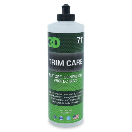 3D Trim Care Protectant - Средство для ухода за наружным пластиков, 473 мл