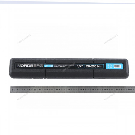 Ключ динамометрический 1/2", 28-210 Нм, в кейсе Nordberg 291-421