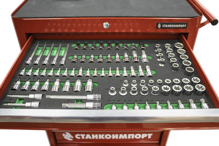 TTF-96R ложемент торцевых головок и бит 96 предметов