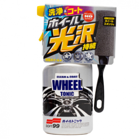 Soft99 DiGloss Wheel Tonic - Очиститель-покрытие для колесных дисков, 400 мл