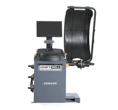 Балансировочный автоматический станок с ЖК монитором KraftWell 19" KRW245