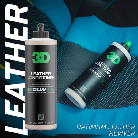 3D Leather Conditioner GLW - Кондиционер для кожи, 473 мл