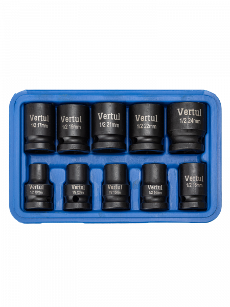 Набор ударных головок 1/2″ 10 пр. 10-24 мм VR83010