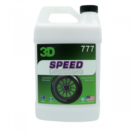 3D Speed Dressing - Чернение для шин на водной основе, 3.78 л