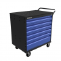 Тумба для инструментов, 6 выдвижных ящиков PowerMechanics-STW11161001DB