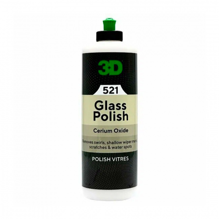 3D Glass Polish - Полировальная паста для полировки стекла, 473 мл