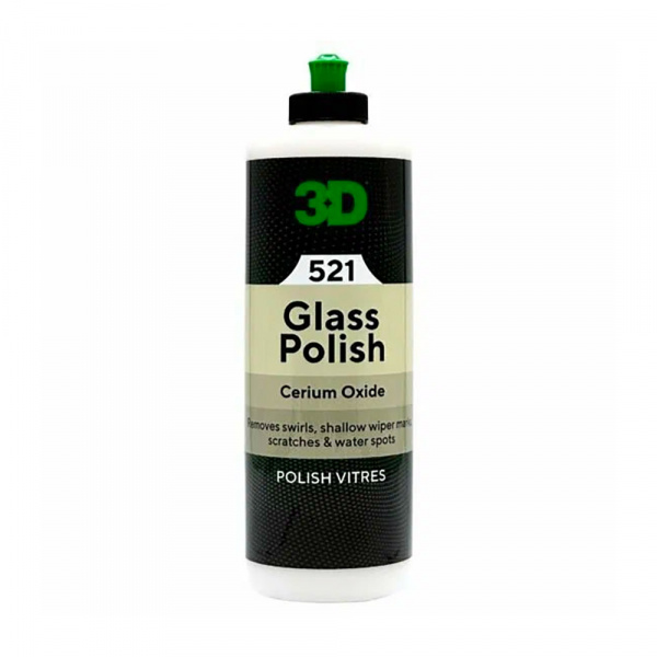3D Glass Polish - Полировальная паста для полировки стекла, 473 мл