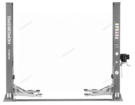 Подъемник двухстоечный 4 т, 220 В, серый N4120B-4G_3+2_220