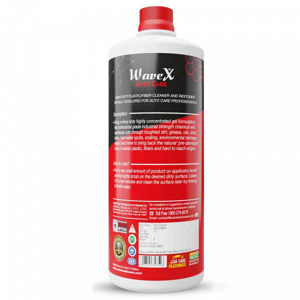 Wavex Heavy Duty Exterior Trim Cleaner - Очиститель кузова от сложных загрязнений, 1 л