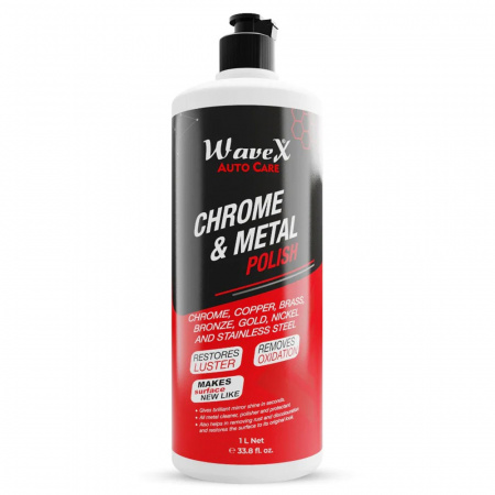 Wavex Chrome & Metal Polish - Полироль для металла и хрома, 1 кг