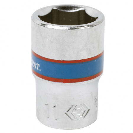 Головка торцевая стандартная шестигранная 1/4", 11 мм KING TONY 233511M