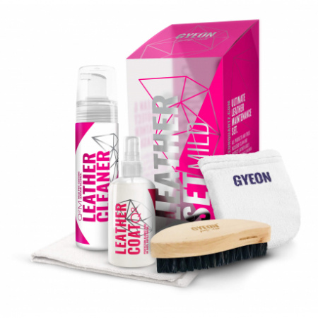 GYEON LeatherSet Mild (200ml) - набор по уходу за кожанными изделиями автомобиля, деликатный