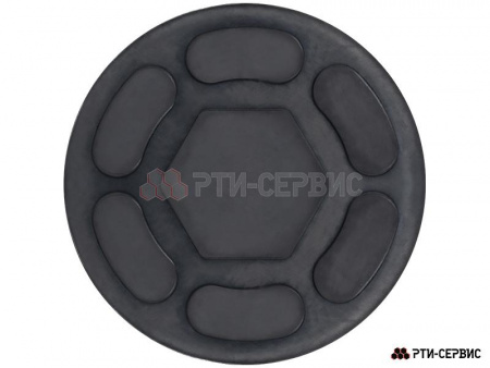 Опора резиновая на домкрат подкатной ø95 h11