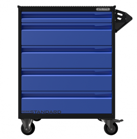 Тумба для инструментов, 5 выдвижных ящиков PowerMechanics-STW10051001DB