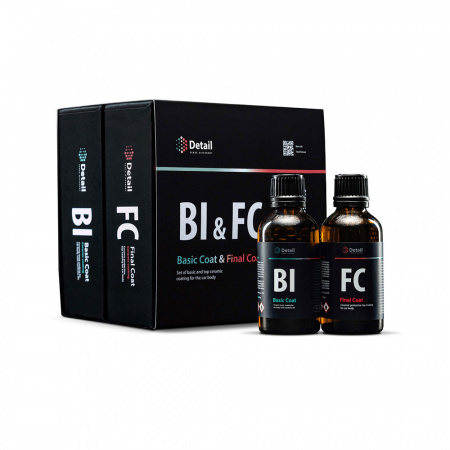 Detail Basic Coat & Final Coat - Двухкомпонентное керамическое покрытие, 50+50 мл