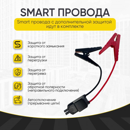 IC-JSD13 Пусковое устройство 12В, 7 200 мАч, 400/800А iCartool IC-JSD13