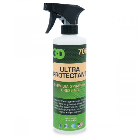 3D Ultra Protectant - Средство для чернения шин, 473 мл
