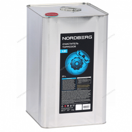 Очиститель тормозов в канистре, 20 л Nordberg LS1-20L