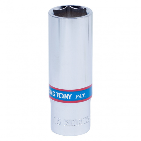 Головка торцевая глубокая шестигранная 3/8", 16 мм KING TONY 323516M