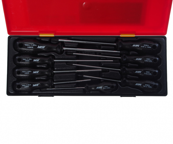 Набор отверток TORX T8-T40 9 предметов в кейсе JTC