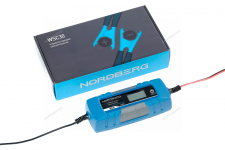 Зарядное интеллектуальное устройство NORDBERG WSC30 6/12 В, 4 A