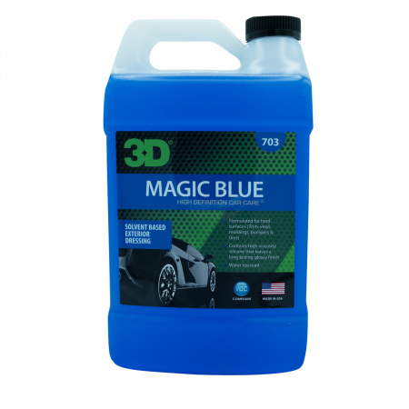 3D Magic Blue - Средство для чернения шин, 3.78 л