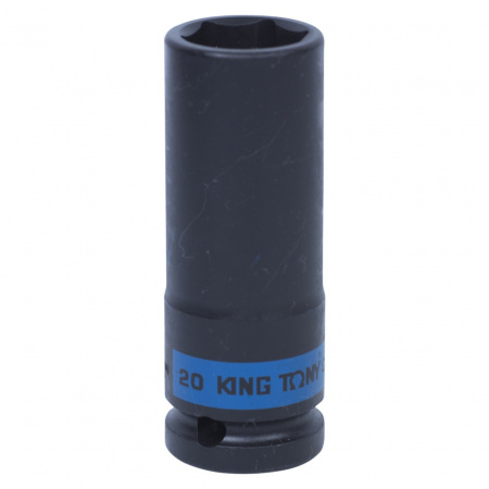 Головка торцевая ударная глубокая шестигранная 1/2", 20 мм KING TONY 443520M