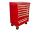 Тележка инструментальная с 7 ящиками, красного цвета BTD-270071CS red