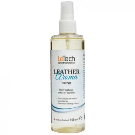 LeTech Expert Line Leather Aroma Fresh (145ml) - Ароматизатор с запахом натуральной кожи