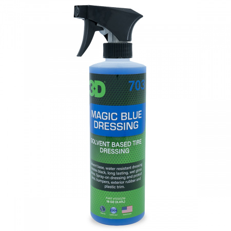 3D Magic Blue - Средство для чернения шин, 473 мл