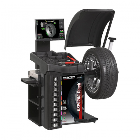 Балансировочный стенд, автомат, сенсор. экран, пневмозажим, HUNTER, GSP9223TOUCHBLK