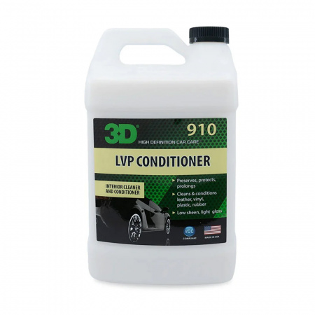 3D LVP Conditioner - Кондиционер для кожи, винила и пластика, 3.78 л