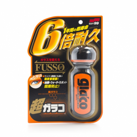 Soft99 Ultra Glaco - Водоотталкивающее покрытие для стёкол, долгий эффект 70мл