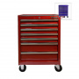 Тележка инструментальная с 7 ящиками, красного цвета BTD-270071CS red