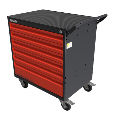 Тумба для инструментов, 6 выдвижных ящиков PowerMechanics-STW11161001DR