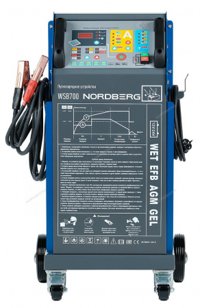 Пуско-зарядное интеллектуальное устройство NORDBERG WSB700 12/24 В, 650 A