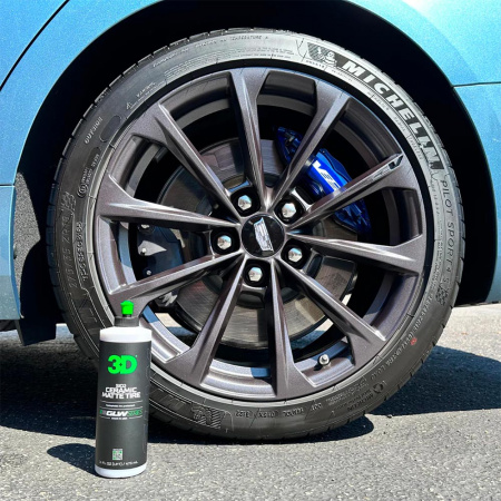 3D SIO2 Ceramic Matte Tire GLW - Гидрофобное матовое чернение для шин, 473 мл