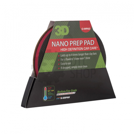 3D Clay Pad Medium Grade 6'' - Круг автоскраб, 150 мм