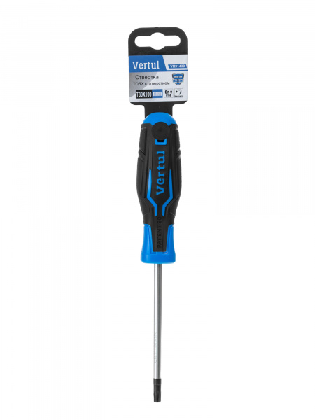 Отвертка TORX с отверстием T30x100 мм Vertul VR91430